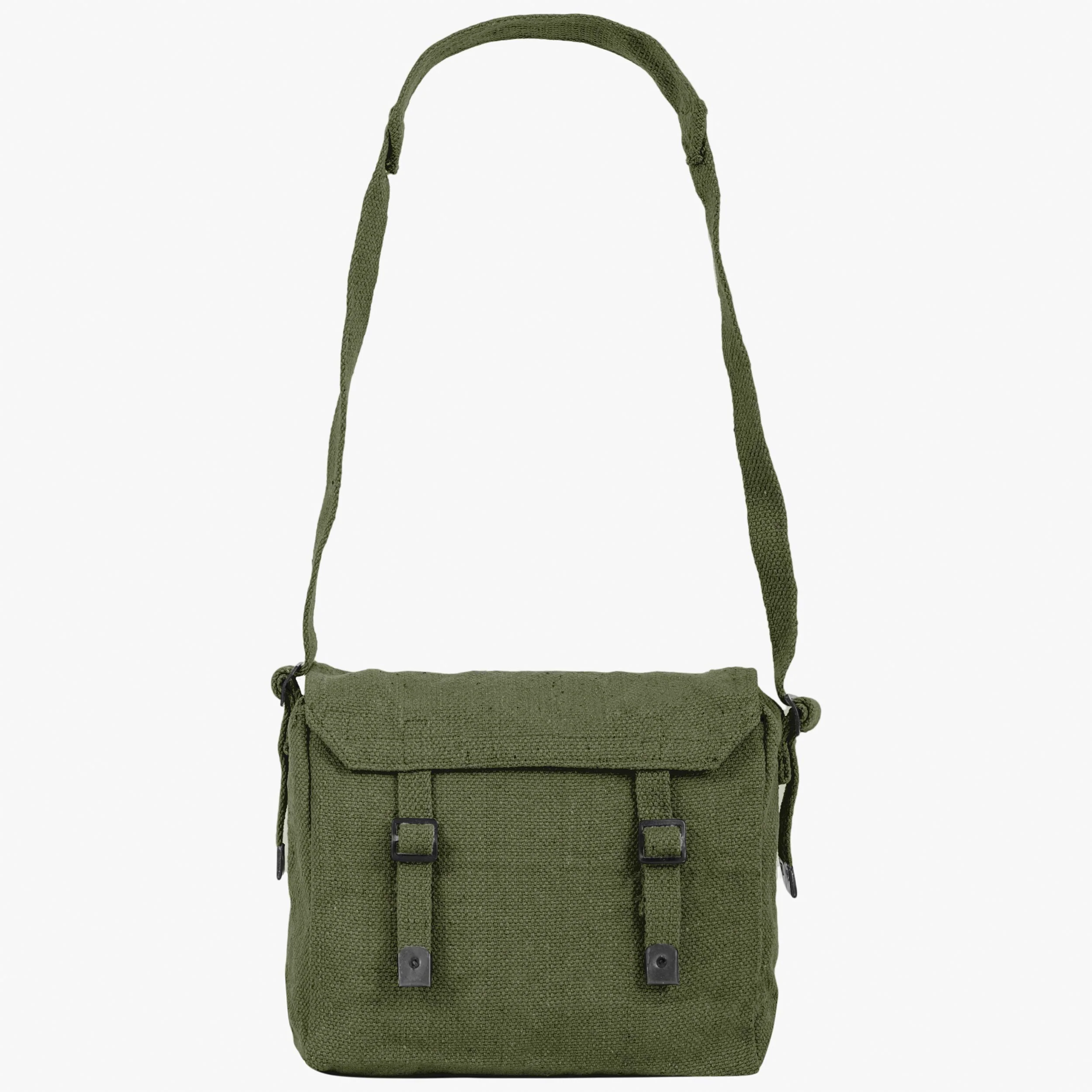 Canvas webbing Haversack with shoulder strap - Image 4