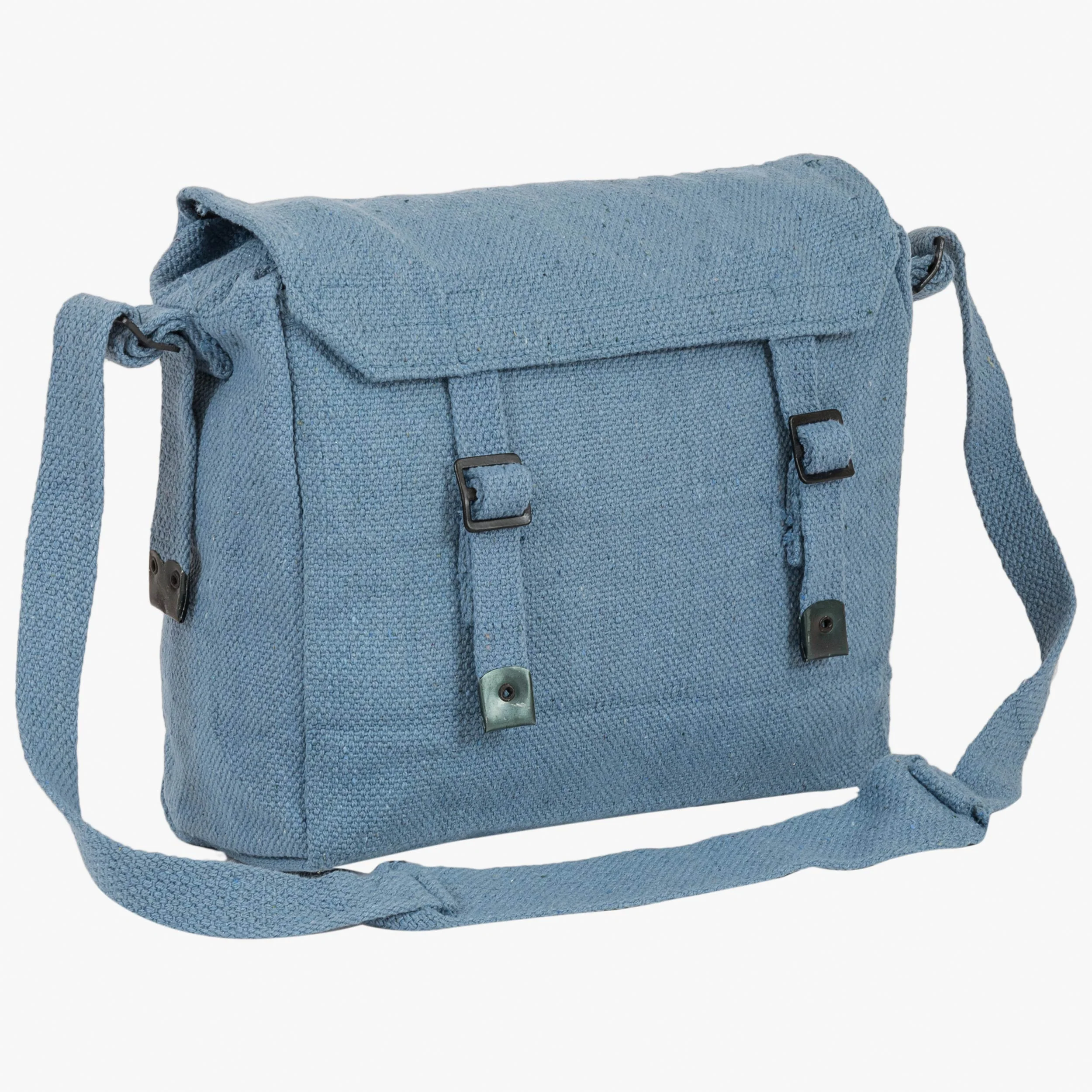 Canvas webbing Haversack with shoulder strap - Image 5